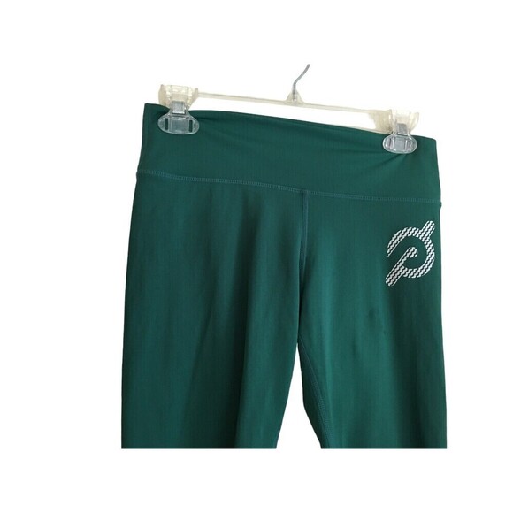 Peloton Athletic Pants Women's Size Medium Green Stretch Leggings - Picture 2 of 6